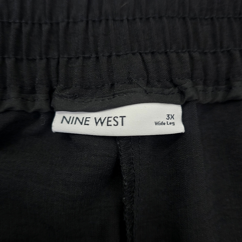 Nine West Wide Leg Cropped Pants - Picture 3 of 4